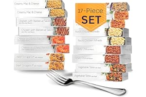 HMR Variety Entrée Packs |Pre-packaged Lunch or Dinner to Support Weight Loss| Ready to Eat Meals |10-20 grams of Protein per Entrée | Low Calorie Food | 7-8oz Servings per Meal (8 Ounce (Pack of 17))