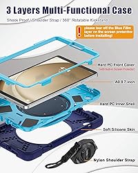 BRAECN Case for Samsung Galaxy Tab A9 5G Tablet