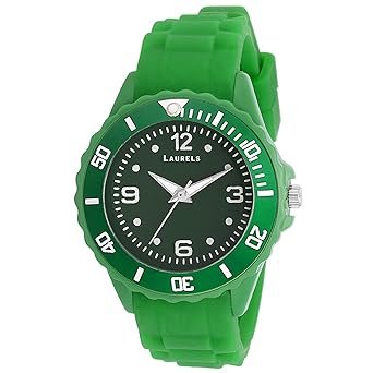 Laurels Ice Analog Green Dial Kids Watch - Lo-IC-0303