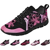 Generic Breast Cancer Awareness Shoes for Women Tennis Shoes 3D Print Sneakers Gifts for Ladies