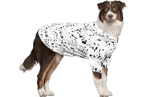 QIWCANM Dalmatian Dog Hoodie for Small Medium Large Dogs Puppy Sweatshirts Pet Halloween Custume Clothes Dogs Hooded Outfits