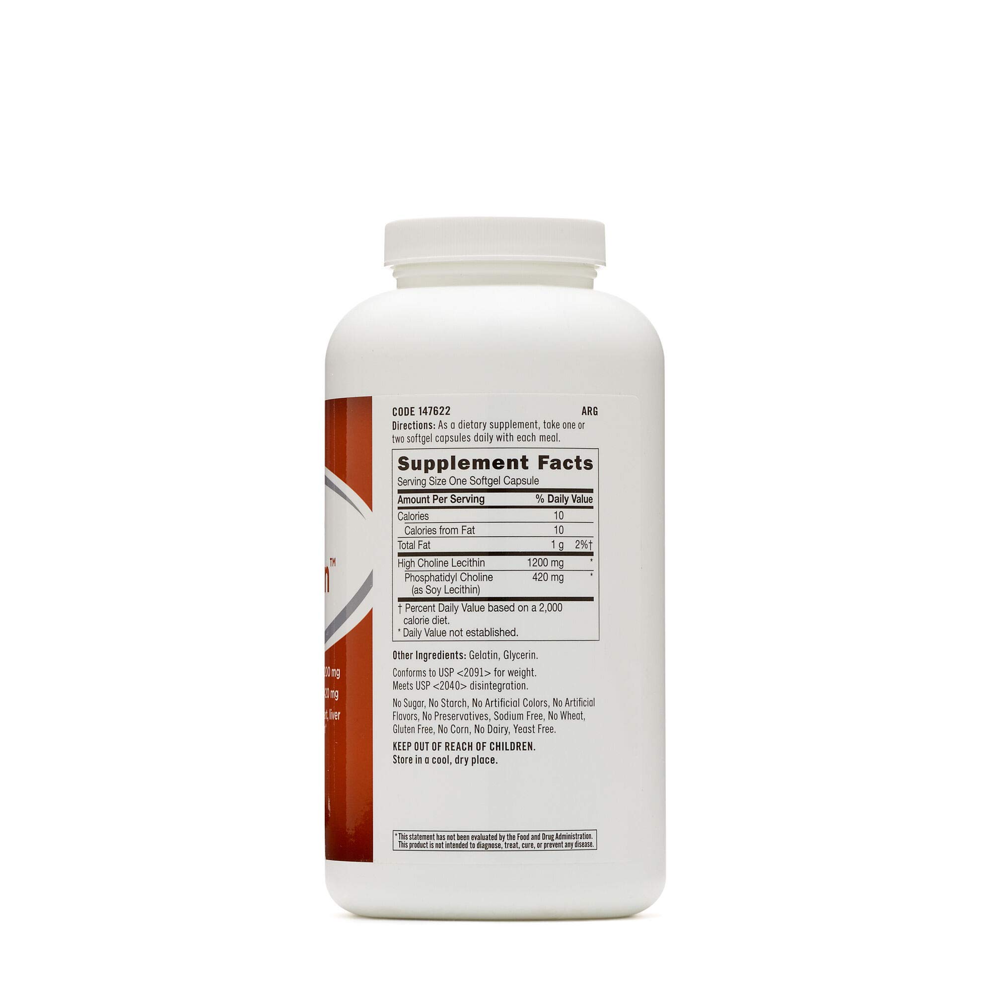 GNC Triple Lecithin 1200mg, 180 Softgels, Promotes a Healthy Heart