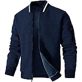 SAVKOOV Mens Lightweight Jacket Casual Bomber Jacket Varsity Coat