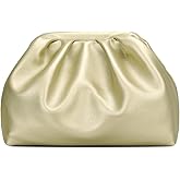 KKXIU Evening Handbag for Women Formal Clutch Purse with Removable Chain Strap Soft Wedding Crossbody Clutch