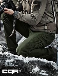 CQR Men's Active Flex Tactical Pants, Water