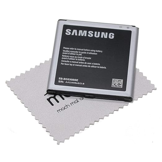 Akku für Samsung Original EB-BG530BBE LiIon für Samsung Galaxy J3 2016 (J320F), Galaxy Grand Prime (G530F) Bulk mit mungoo Di
