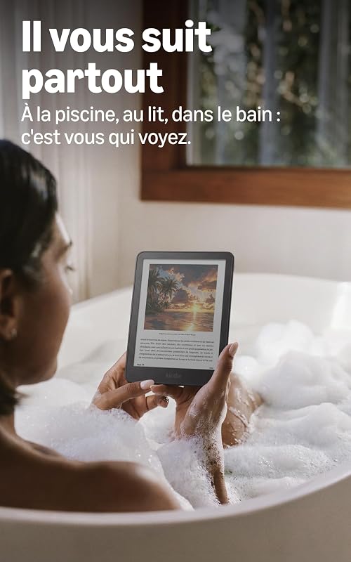 Kindle Colorsoft 16 Go (nouvelle génération) : désormais plus fin et plus léger, avec écran couleur 7" et éclairage chaud - Graphite