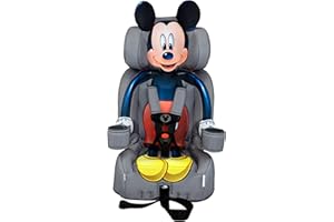 Disney Mickey Mouse 2-in-1 Car Seat by KidsEmbrace | Transport Canada CMVSS Approved | Forward-Facing Harness 22–65 lb & Boos