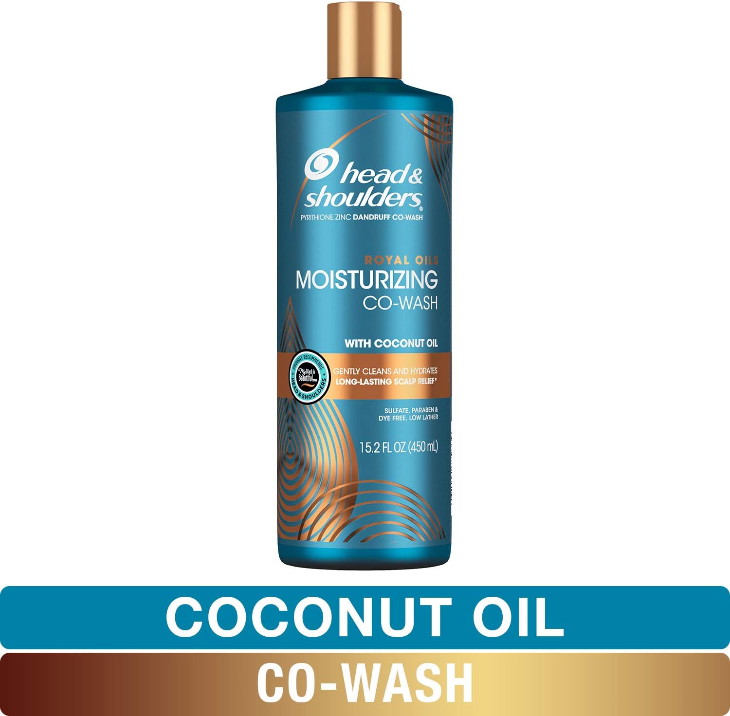 Head & Shoulders Royal Oils Moisturizing CoWash with Coconut Oil, 15.2