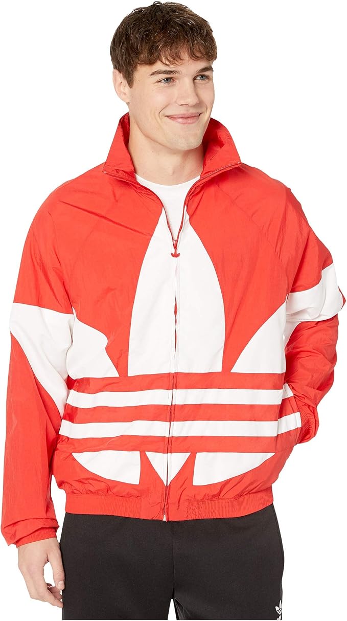 adidas originals red trefoil jacket