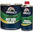 Speedokote SMR-207/211 - Hot Rod Black Paint, Black Satin 2K Urethane, SMR-207 4:1 mix Single Stage Gallon kit with activator included. For California, Delaware, or Maryland, order SMR-456.