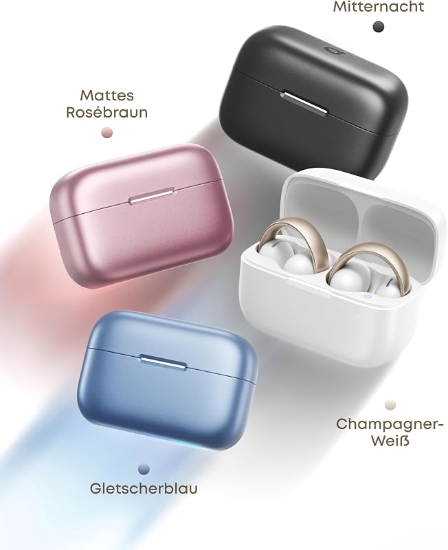 by Anker AeroClip, Open-Ear Kopfhörer, Open-Ring Design, Hi-Res