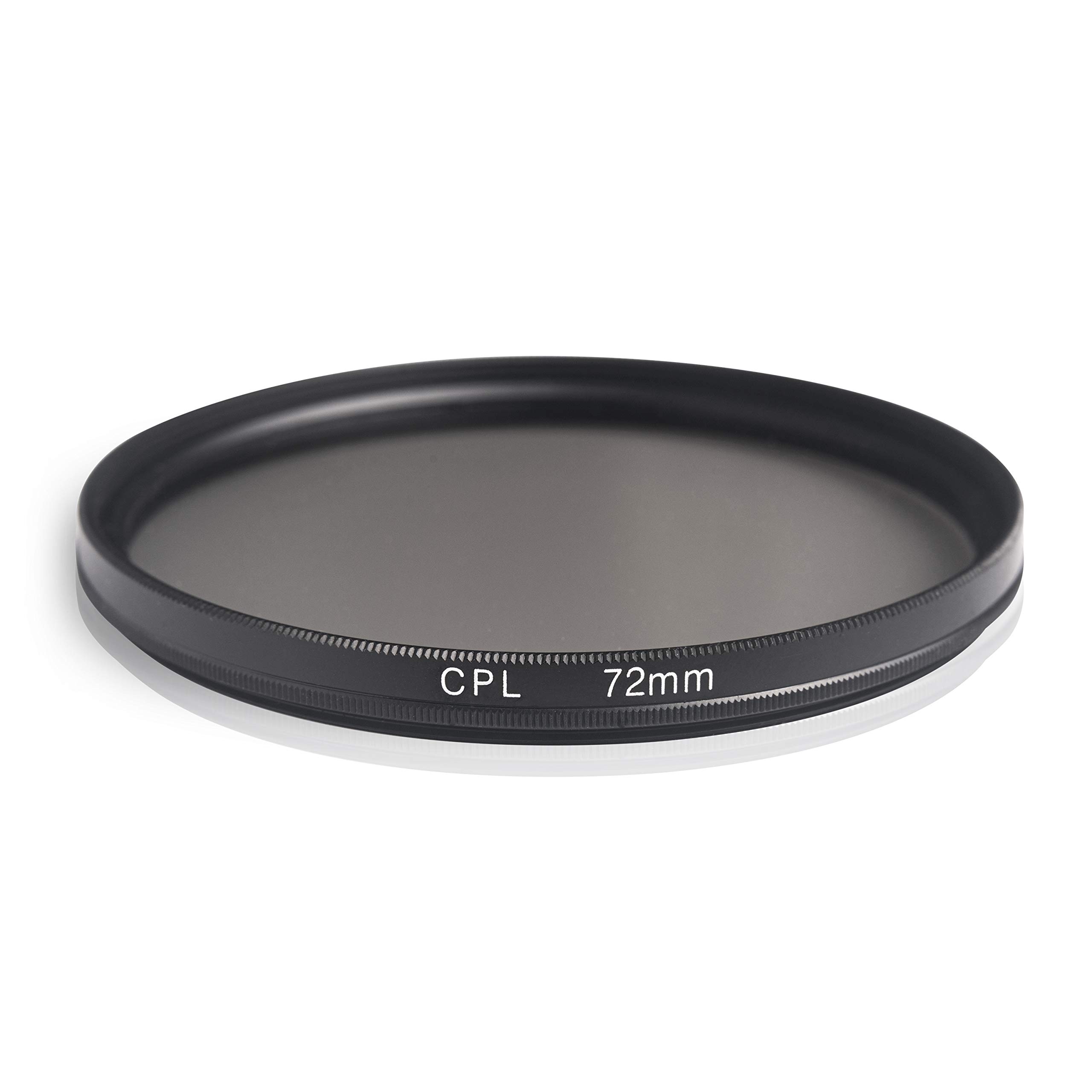 Ares Foto® CPL Circular Polarizing Filter, Polfilter, optical glass & aluminum. For Canon Sony Nikon Fujifilm Pentax Tamron Sigma Leica Olympus Panasonic (72mm)