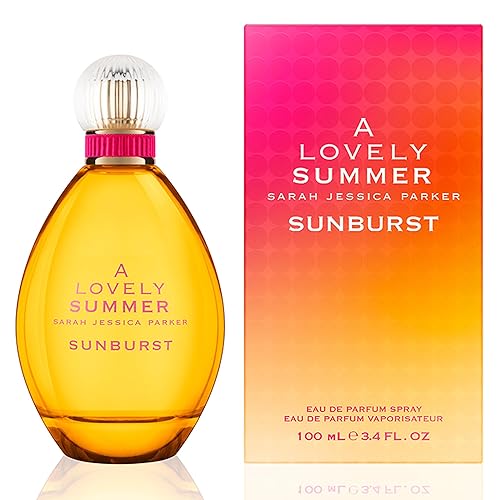 Sarah Jessica Parker A Lovely Summer Sunburst Eau de Parfum 100ml Spray, Bright and Uplifting Female Perfume, Long-Lasting Fragrance For Women - Genuine SJP Perfume for Women