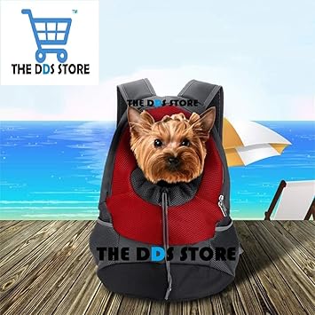 THE DDS STORE Double Shoulder Pet Carrier Backpack for Dog's, Cat's (Colour May Vary)