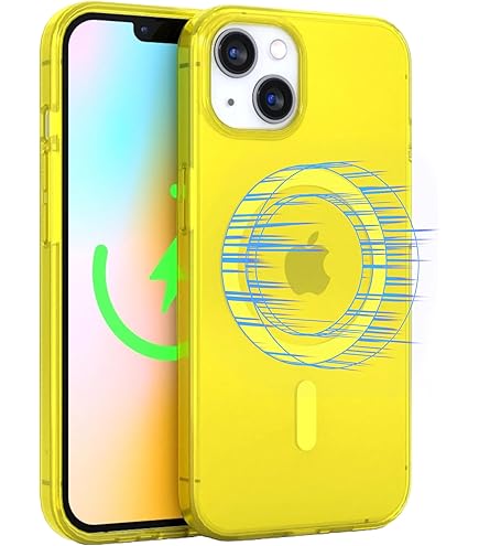 Amazon.com: FELONY CASE - Stylish Neon Yellow Case for iPhone 15