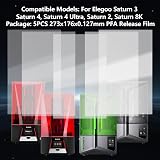 KOYOFEI 5PCS PFA Film 273x176x0.127mm for ELEGOO Saturn 2 3 4 Ultra view 7