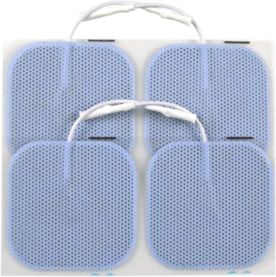 TENS Electrode Pads - Blue 5cm Square with Axelgaard Adhesive Gel