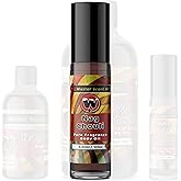 WagsMarket - Nag Champa Perfume Oil & Patchouli Essential Oil, Nag Chouli Essential Perfume Oil, Choose from Roll On to 0.33oz - 4oz Glass Bottle (0.33oz Roll On)