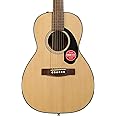Fender CP-60S Parlor Acoustic Guitar, with 2-Year Warranty, Natural