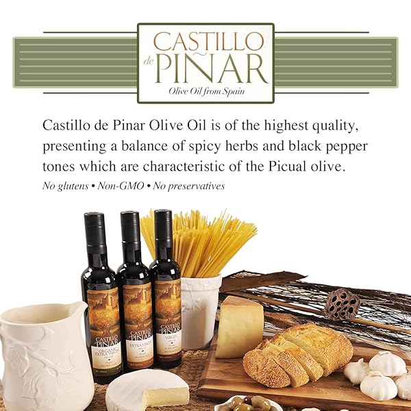 CASTILLO DE PINAR FIRST COLD PRESSED ORG EXTRA VIRGIN OLIVE OIL PICUAL SINGLE-VARIETY 500ML