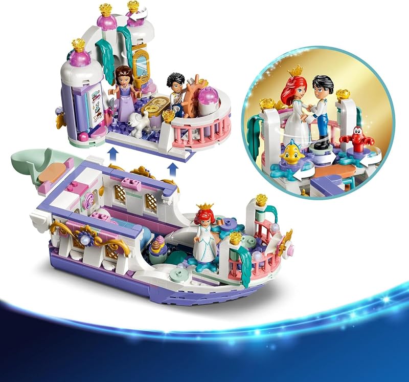 Barco de Casamento Real da Princesa Disney Ariel 43299