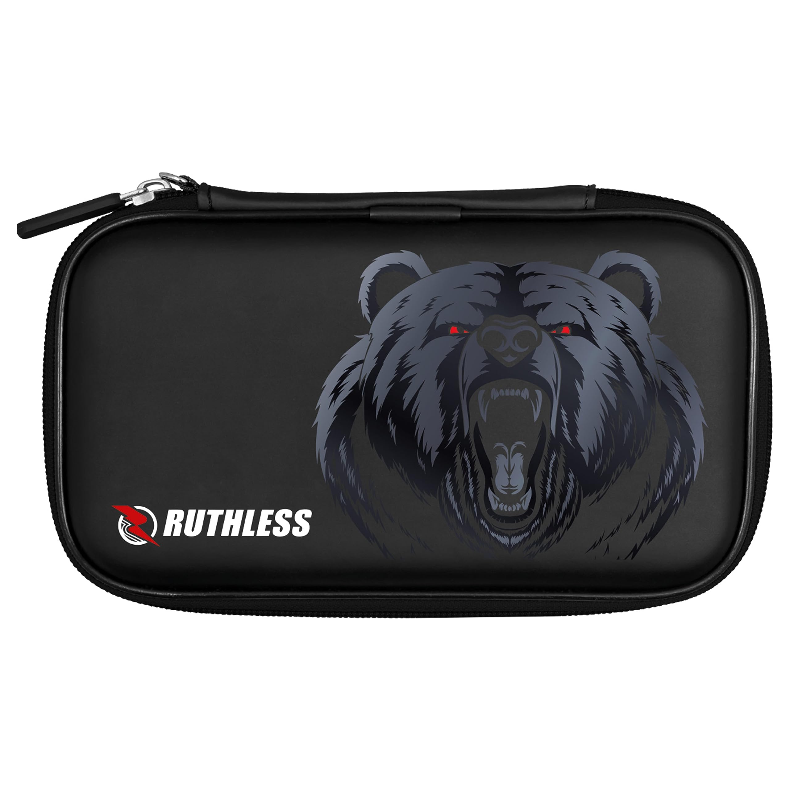 RUTHLESS Dart Case | Professional Darts Case Storage Wallet, Roaring Bear, Design (W686)