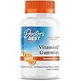 Doctor's Best, Vitamin C Gummies 250mg per Serving Great Tasting Immune Brain Eyes Heart Circulation Antioxidant Support Natural Pectin Vegan Gluten Free CT, Fruit, 120 Count