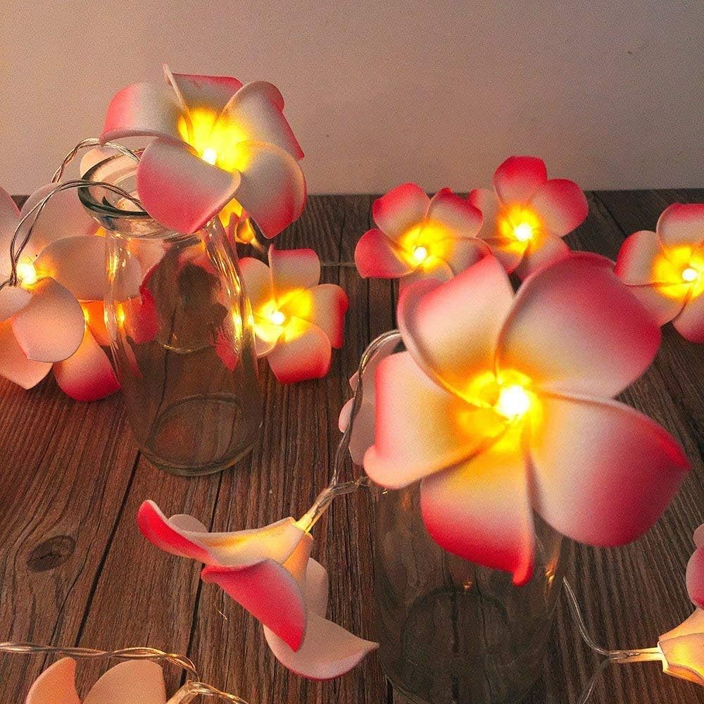 YOLIGHT Artificial Plumeria String Lights - Image 5