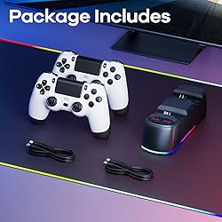 AROEVEIB 2 Pack Controller with Charger Dock for