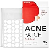 KORMESIC Original Acne Patch - Hydrocolloid Acne Pimple Patch for Covering Zits and Blemishes, Spot Stickers for Face and Ski