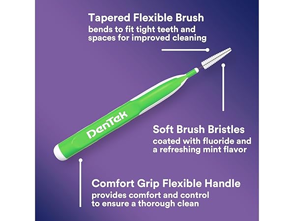 DENTEK EASY BRUSH CLEANERS EXTRA TIGHT SPACES 16 COUNT