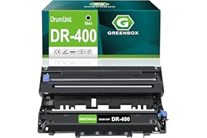 GREENBOX DR400 Drum Cartridge Black High Yield Replacment for Brother DR-400 Drum Unit for DCP-1200 1400 HL-1240DX MFC-8300 P2500 P2500T IntelliFax-4100 4100E 8750P Printer, 1-Pack, 25,000 Pages