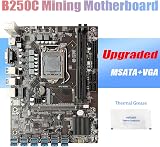 Oikabio B250C BTC Mining Motherboard 12 PCIE USB3.0 LGA1151 DDR4 MSATA ETH view 6