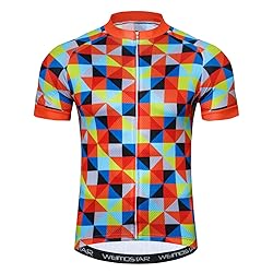 Cycling Jerseys Men Breathable Short Sleeve Biking