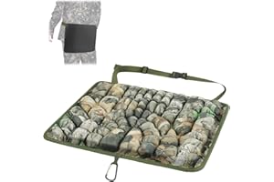 ANGAR Hunting Seat Cushion, Memory Foam Silent Lightweight Camo Tree Stand Seat Cushion, Portable Insulated Dirty Proof Hunting Cushion Pad for Camping, Stadium, Deer Stand, Fishing