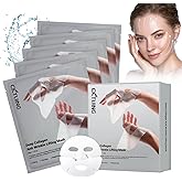 Deep Collagen Anti Wrinkle Lifting Face Mask - Collagen Overnight Face Mask, Bio-Collagen Real Deep Mask, Hydrating Overnight Collagen Face Mask for Lifting, Firming and Moisturizing (5pcs/1 Box)