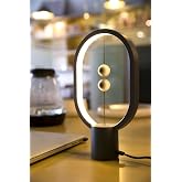 Allocacoc Heng Balance lamp, DesignNest, Switch on in mid-air, USB Powered LED Table LED lamp, Magnetic Desk Light, Warm Eye-Care, Contemporary, Office, Home, Decor, Gift (Mini Dark Grey)