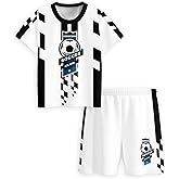 Hjshfue Kids Soccer Jersey Boys Girls Football Practice Outfits Youth Sport Training Uniforms Athletic Jersey