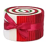 40Pcs Roll Up Cotton Quilting Strips, Jelly Roll