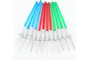 Tytroy Light Saber Cupcake Cake Toppers Star Wars Theme Decoration Birthday Party Favors (12 pc)
