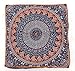 Krati Exports Indian Floor Pillow Cushion Covers in Mandala Design (Blue Multi)