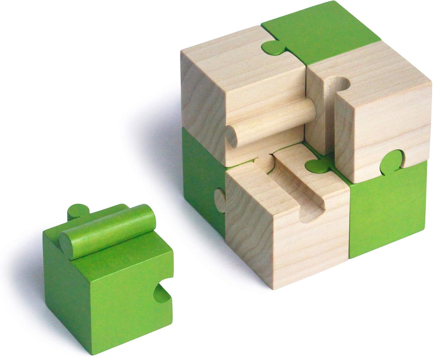 Amazon Co Jp モンキーパズル8ピース 脳トレ 木のおもちゃ 知育玩具 頭脳活性 木育 おもちゃ