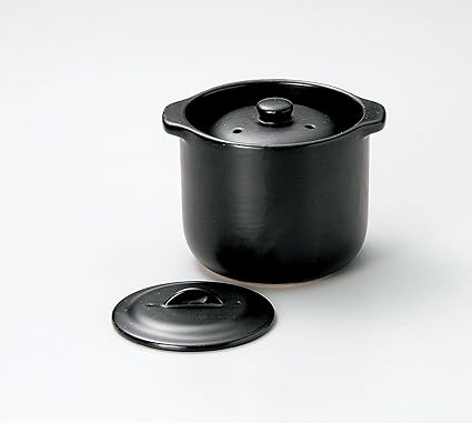 Amazon 電子レンジ炊飯器 セラクック 二重蓋 黒１ ５合 萬古焼 電子レンジ調理用品 通販