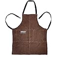Outset F240 BBQ and Kitchen Apron, Men's and Women's, Brown Leather