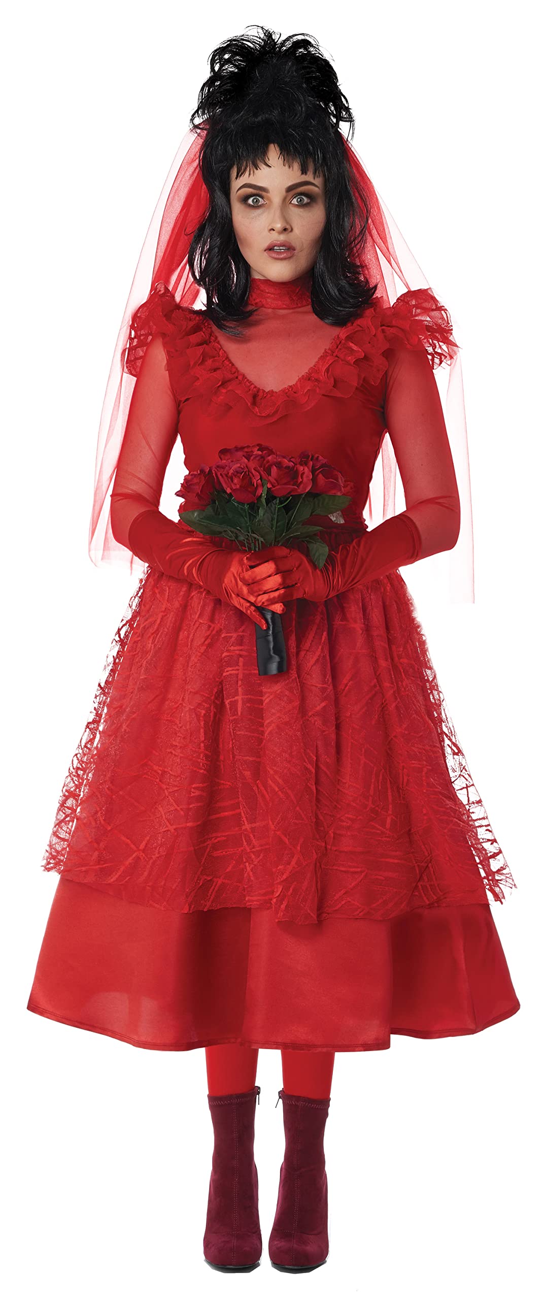 Photo 1 of California Costumes, Bride from Hell!, Women's Costume Small, Red (5022-057S)