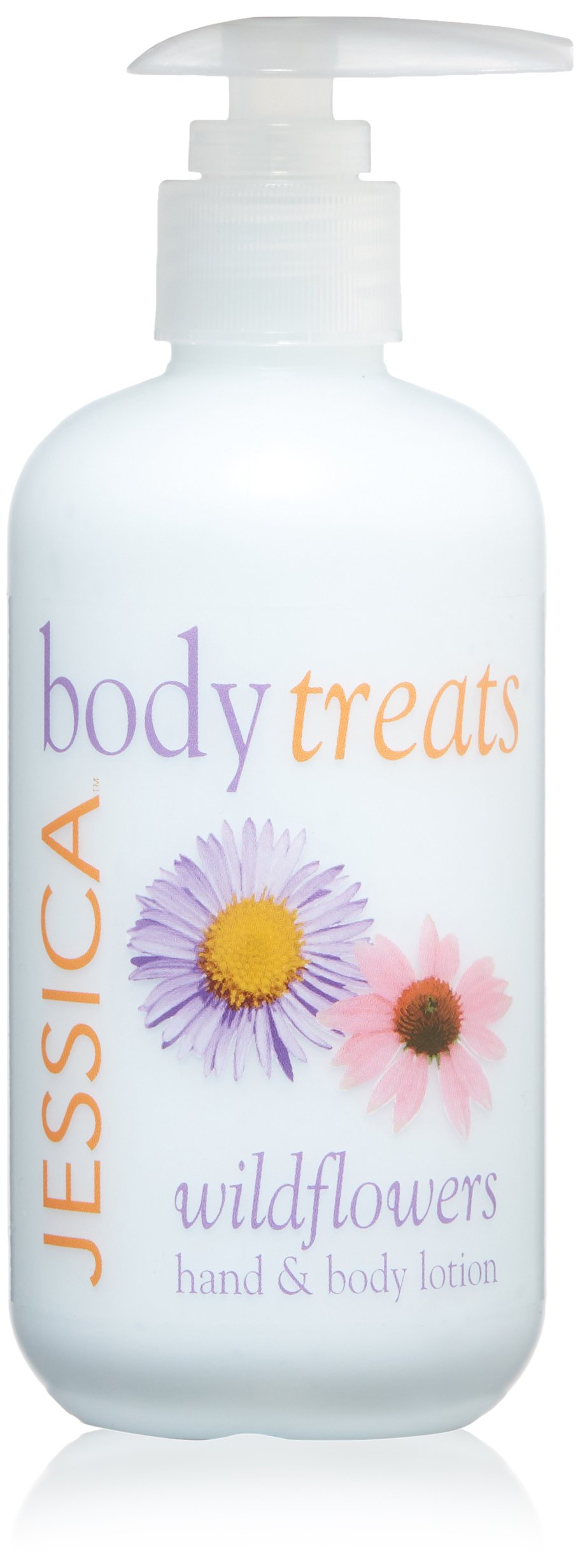 JESSICA Body Treats Hand and Body Lotion, Wildflowers, 245 ml