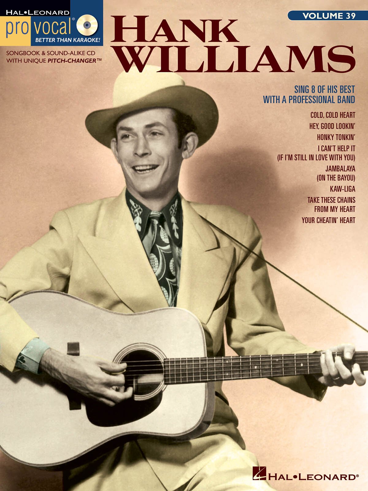Hank Williams [With CD (Audio)] (Hal Leonard Pro Vocal (Numbered)): Pro Vocal Men's Edition Volume 39