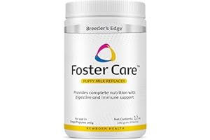 REVIVAL ANIMAL HEALTH Breeder's Edge Foster Care Canine Milk Replacer Powder, Complete Nutritional Supplement for Puppies & Dogs, Supports Healthy GI & Immune System, Easy to Mix Formula, 12 oz