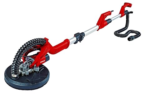 Einhell Trockenbauschleifer TC-DW 225 (600 W, Ø 225 mm, Drehzahlregelung, teleskopierbar, Absaugadapter, 6x Klett-Schleifsche